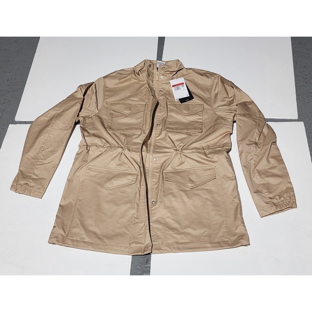 New Nike Women's Sportswear M65 Essentials Woven Jacket Size Large DD5979 200
